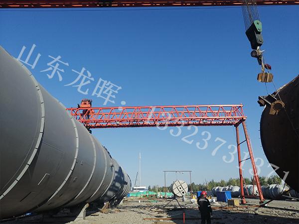 辽宁鞍山龙门吊出租公司防护龙门吊轨道